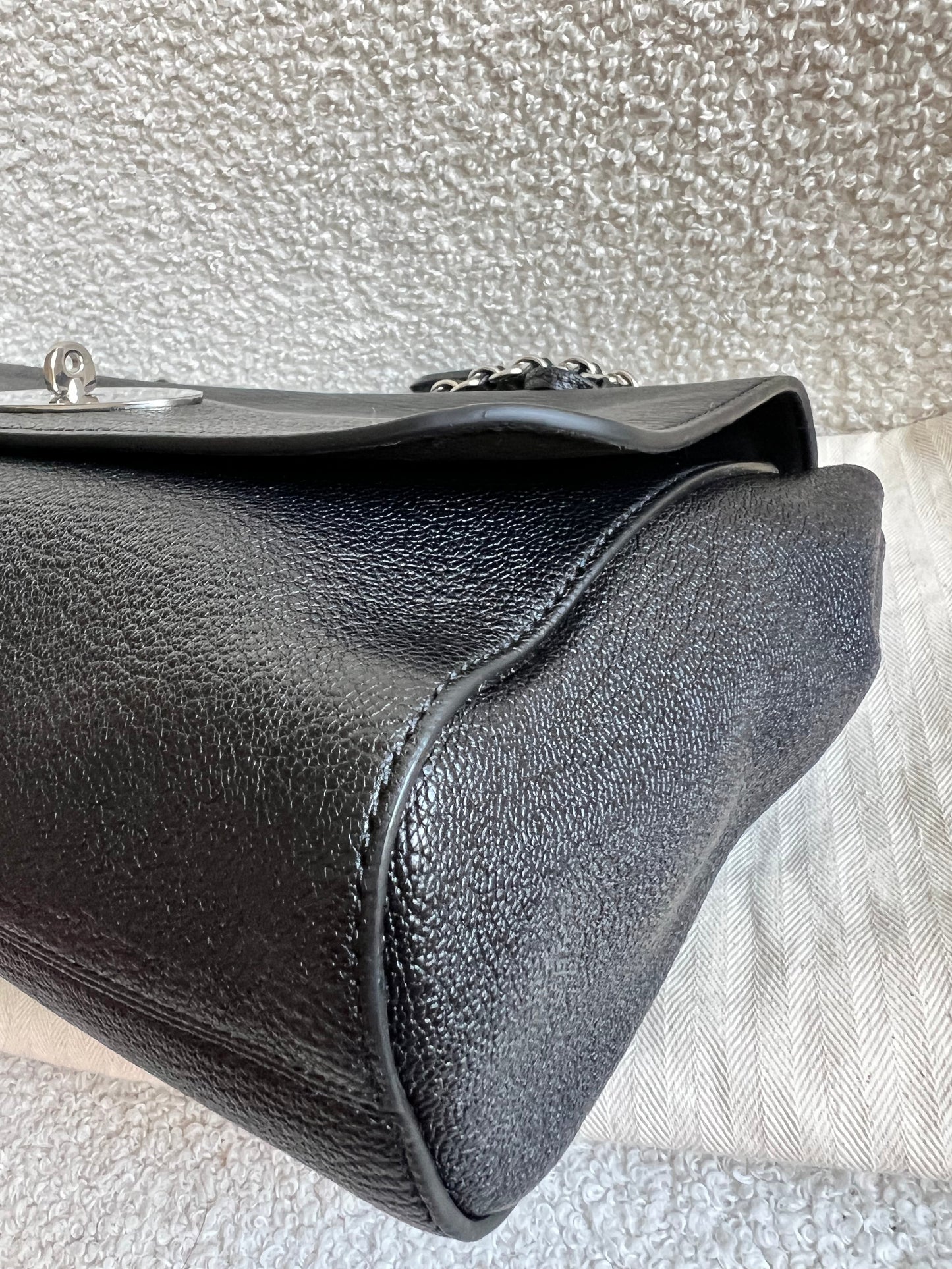 Mulberry Black Medium Lily with Silver Hardware (RRP £1095)