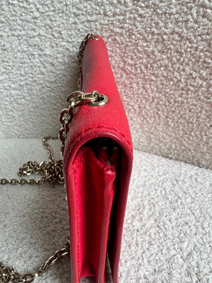 Mulberry Hibiscus Red Bayswater Clutch (RRP £495)