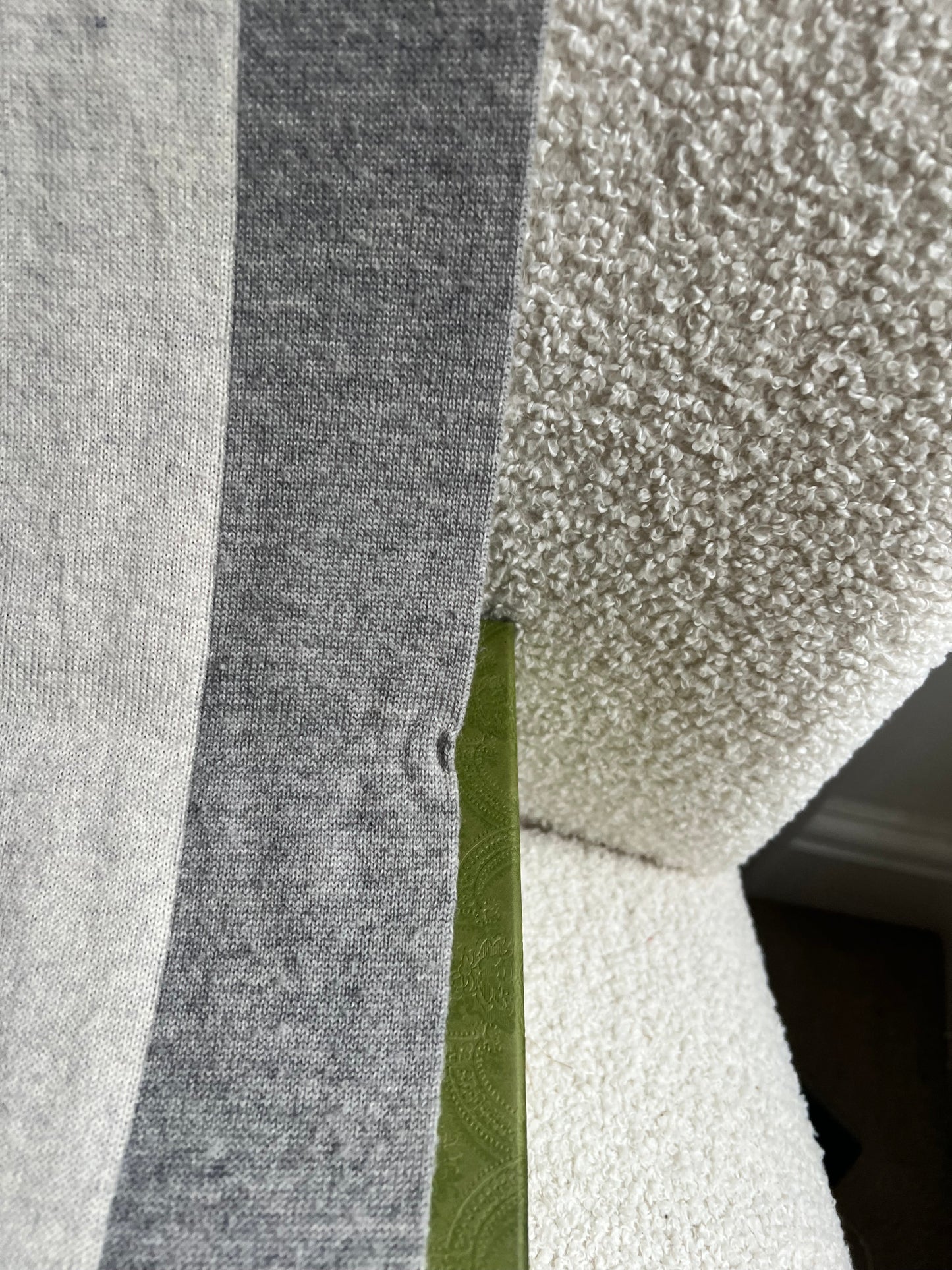 Gucci Grey GG Wool Scarf