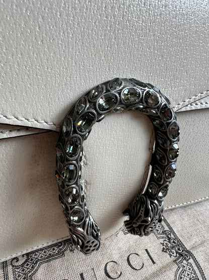 Gucci Dionysus GG White Small Shoulder Bag (RRP £2,670)