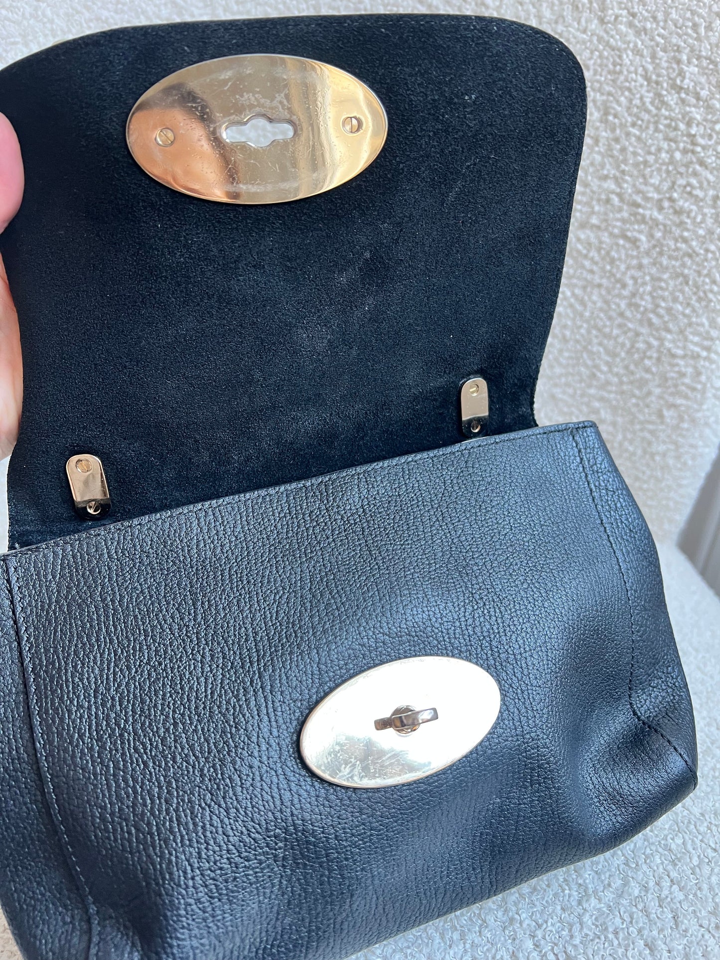 Mulberry Black Regular Lily with Silver Hardware (RRP £895)
