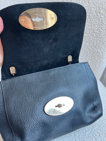 Mulberry Black Regular Lily with Silver Hardware (RRP £895)