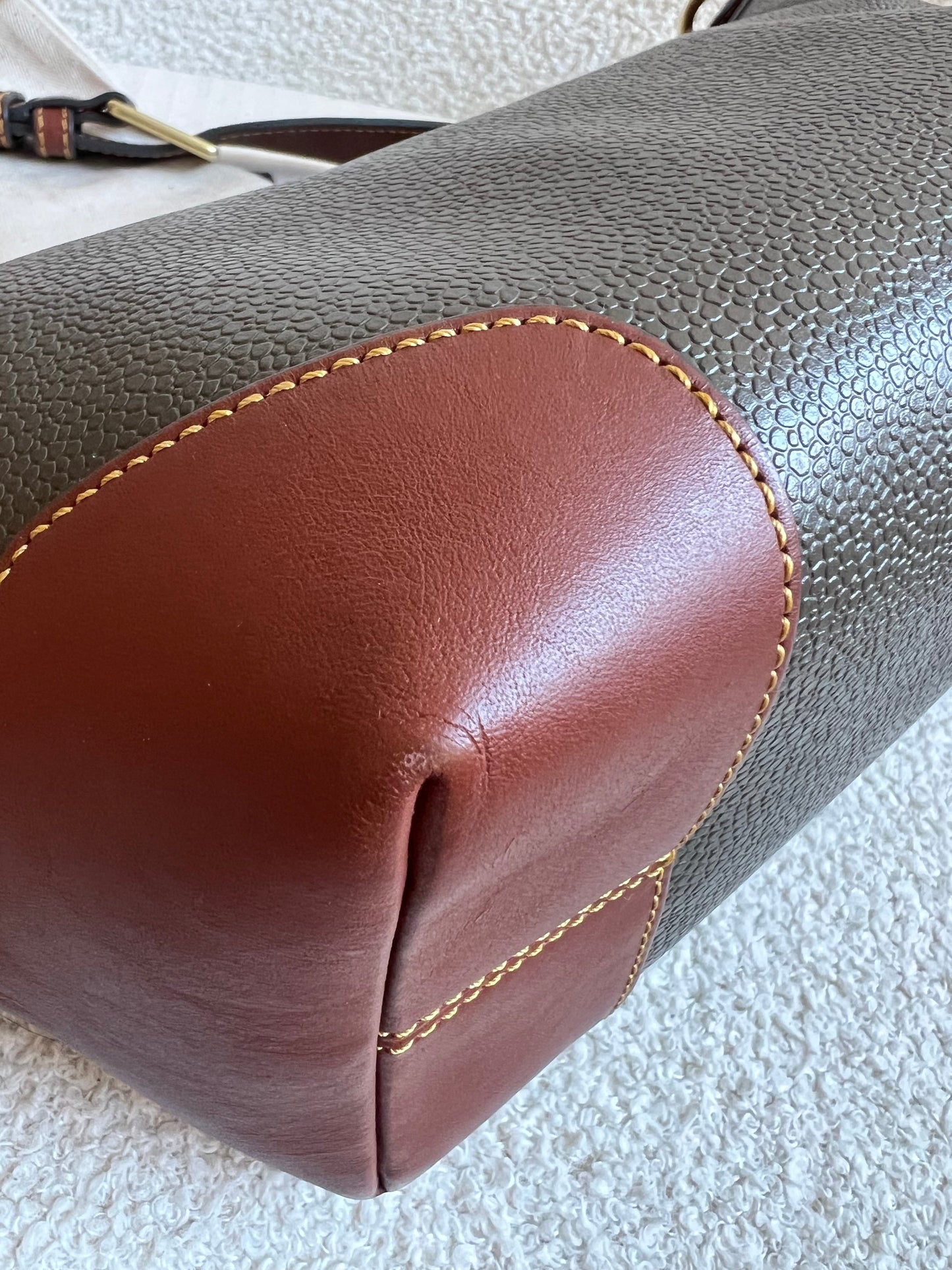 Mulberry Heritage Crossbody Clipper Eco Cognac Scotchgrain