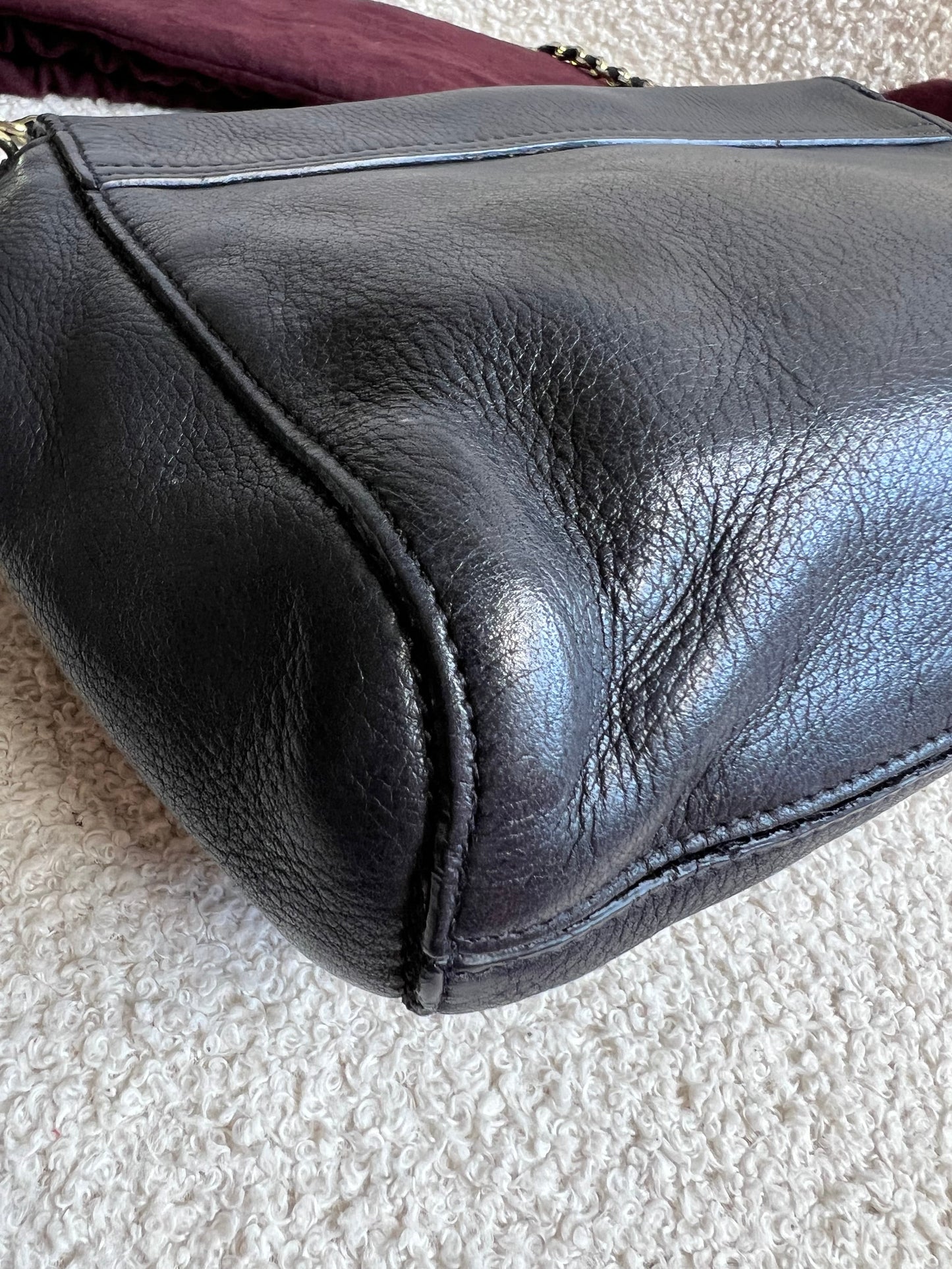Mulberry Small Black Margaret Shoulder Bag with Small Purse