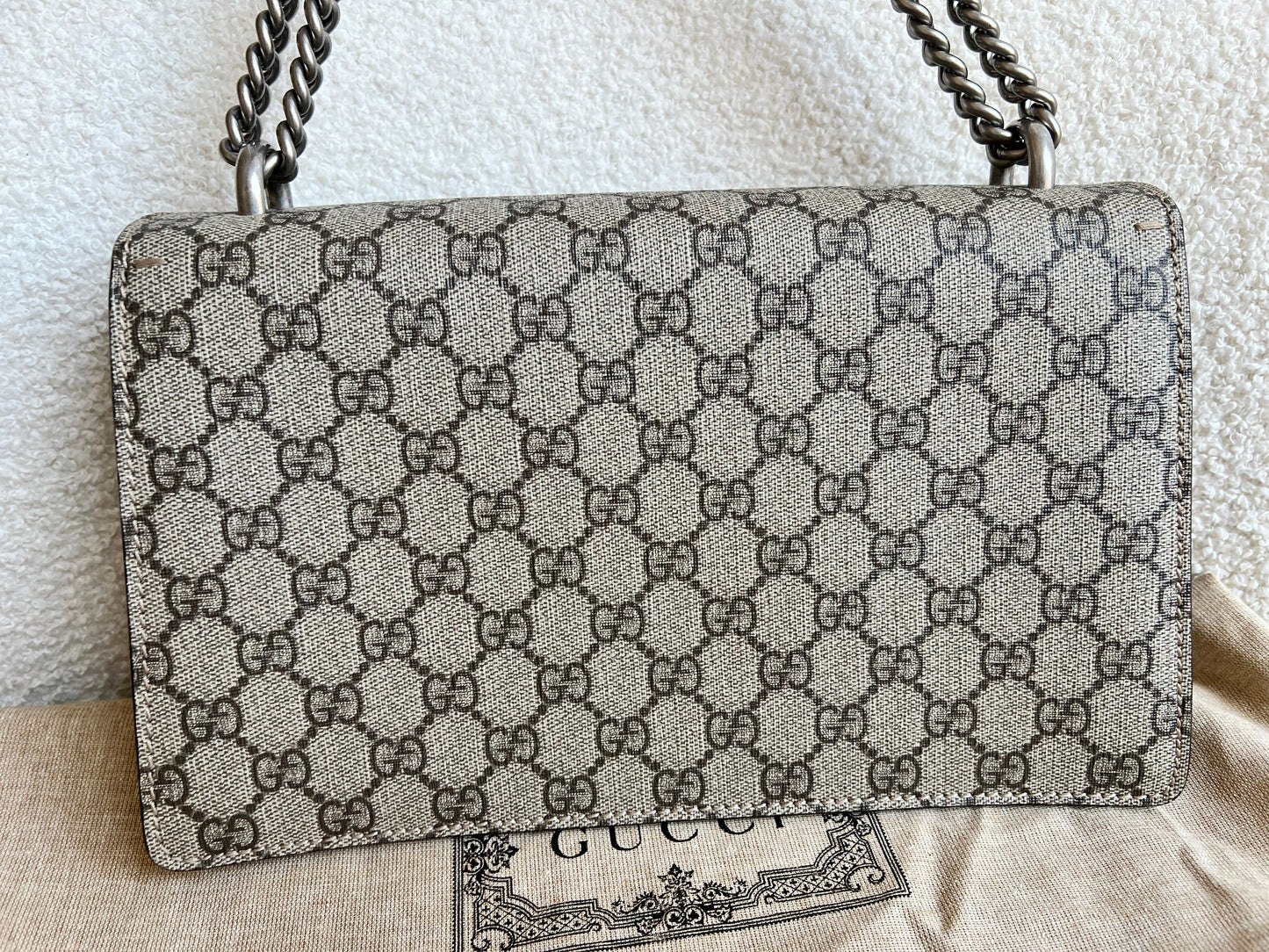 Gucci Dionysus GG Supreme Small Shoulder Bag (RRP £2,280)