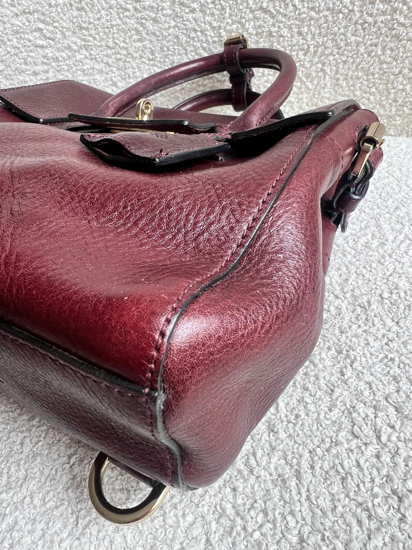 Mulberry Oxblood Mini Cara Backpack (RRP £850)