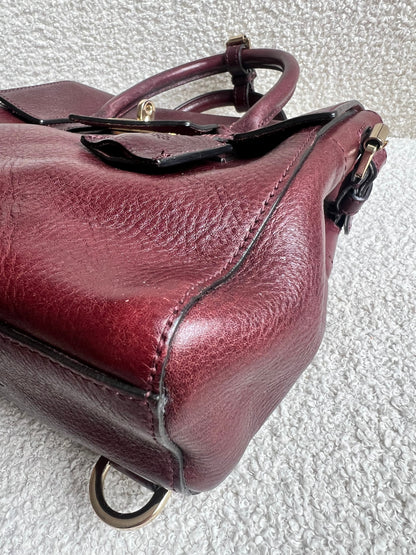 Mulberry Oxblood Mini Cara Backpack (RRP £850)