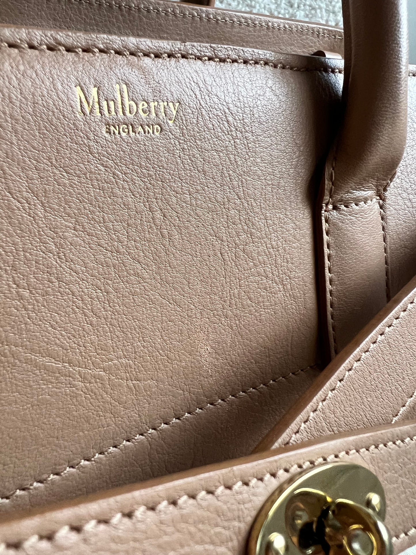 Mulberry Light Salmon Small Zipped Bayswater (RRP £1,245)