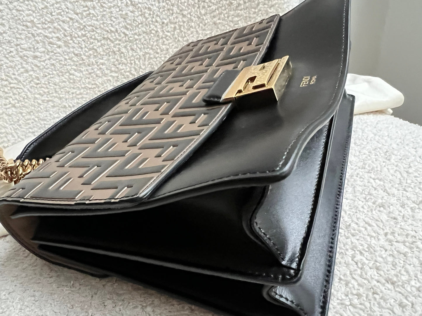 Fendi Medium Kan U Zucca Monogram