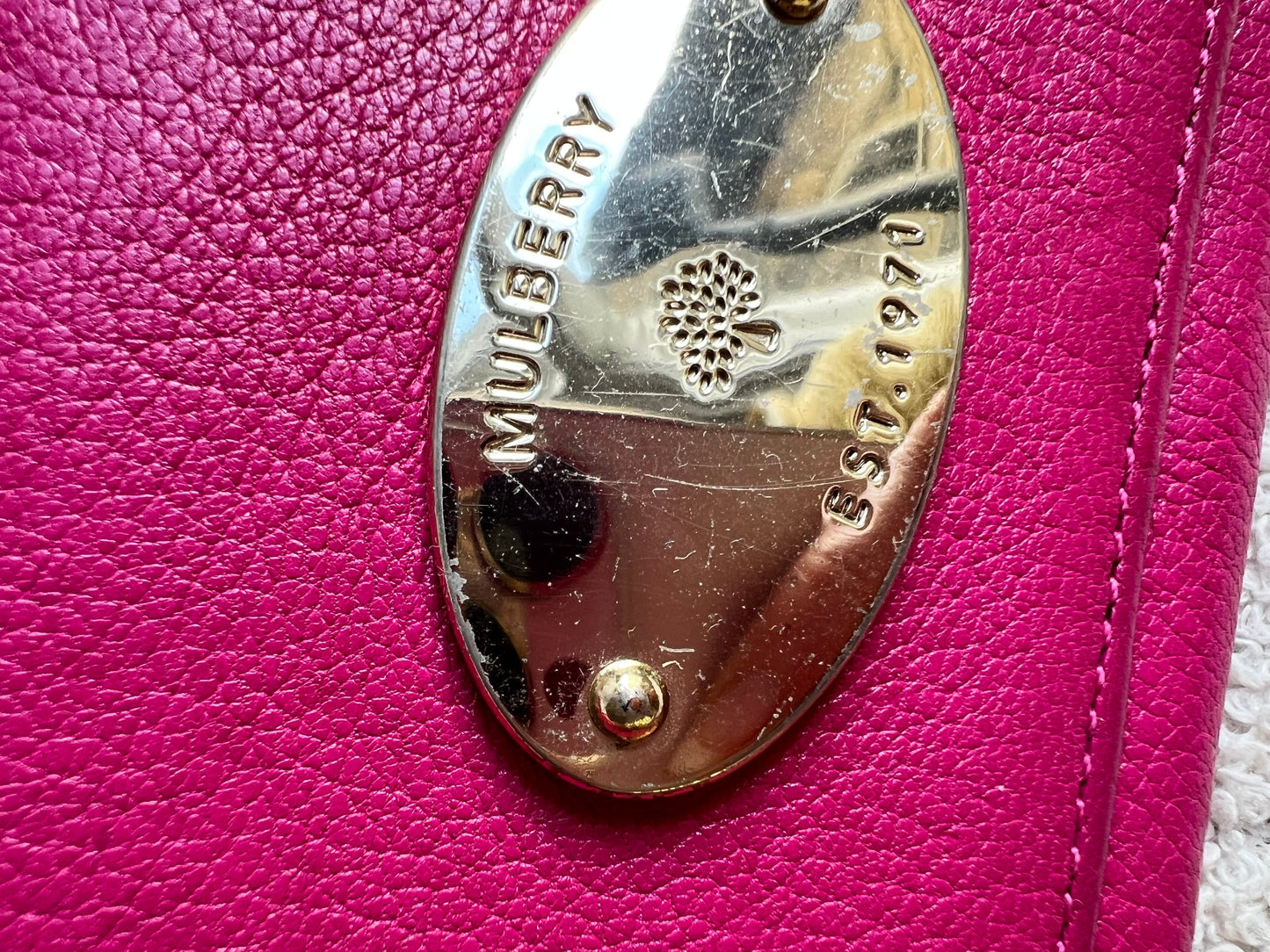 Mulberry Pink French Purse (RRP £275)