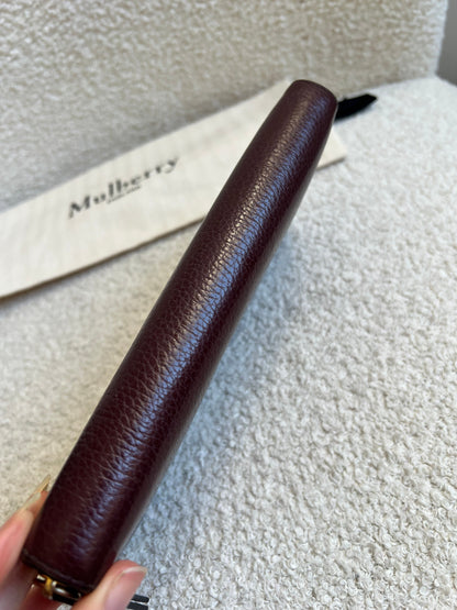 Mulberry Oxblood Continental Wallet (RRP £345)
