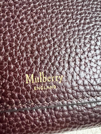 Mulberry Oxblood Continental Wallet (RRP £375)