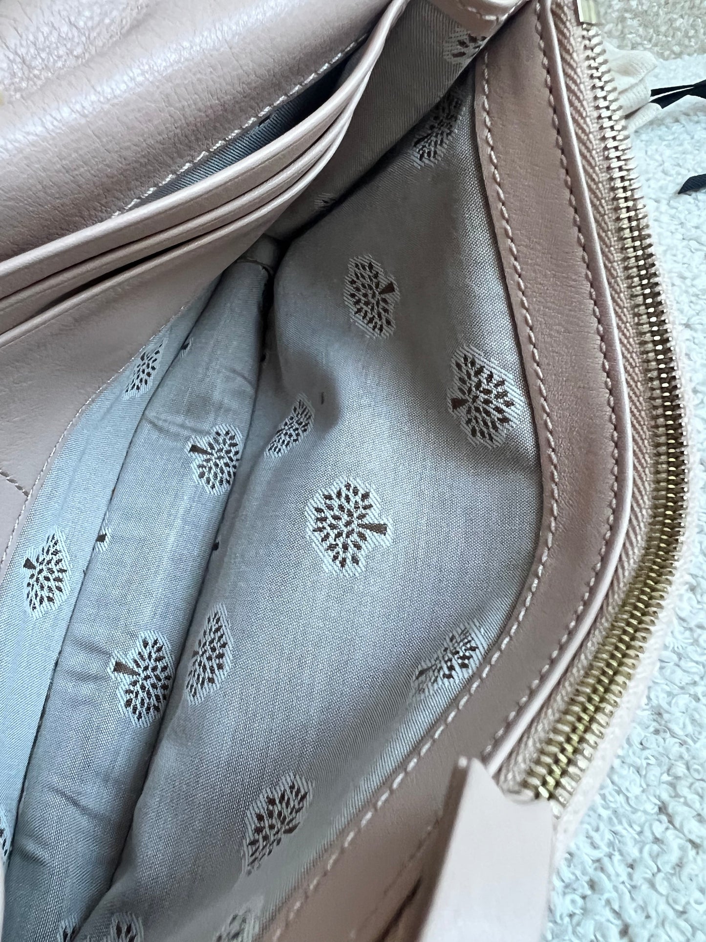 Mulberry Ballet Pink Bayswater Clutch (RRP £495)