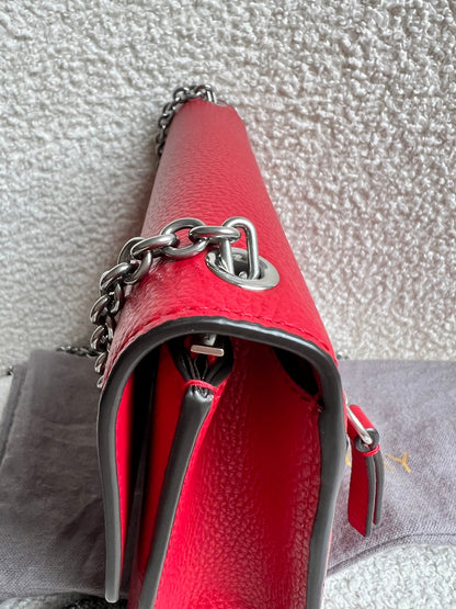 Mulberry Lancaster Red Small Darley Shoulder Bag (RRP £695)
