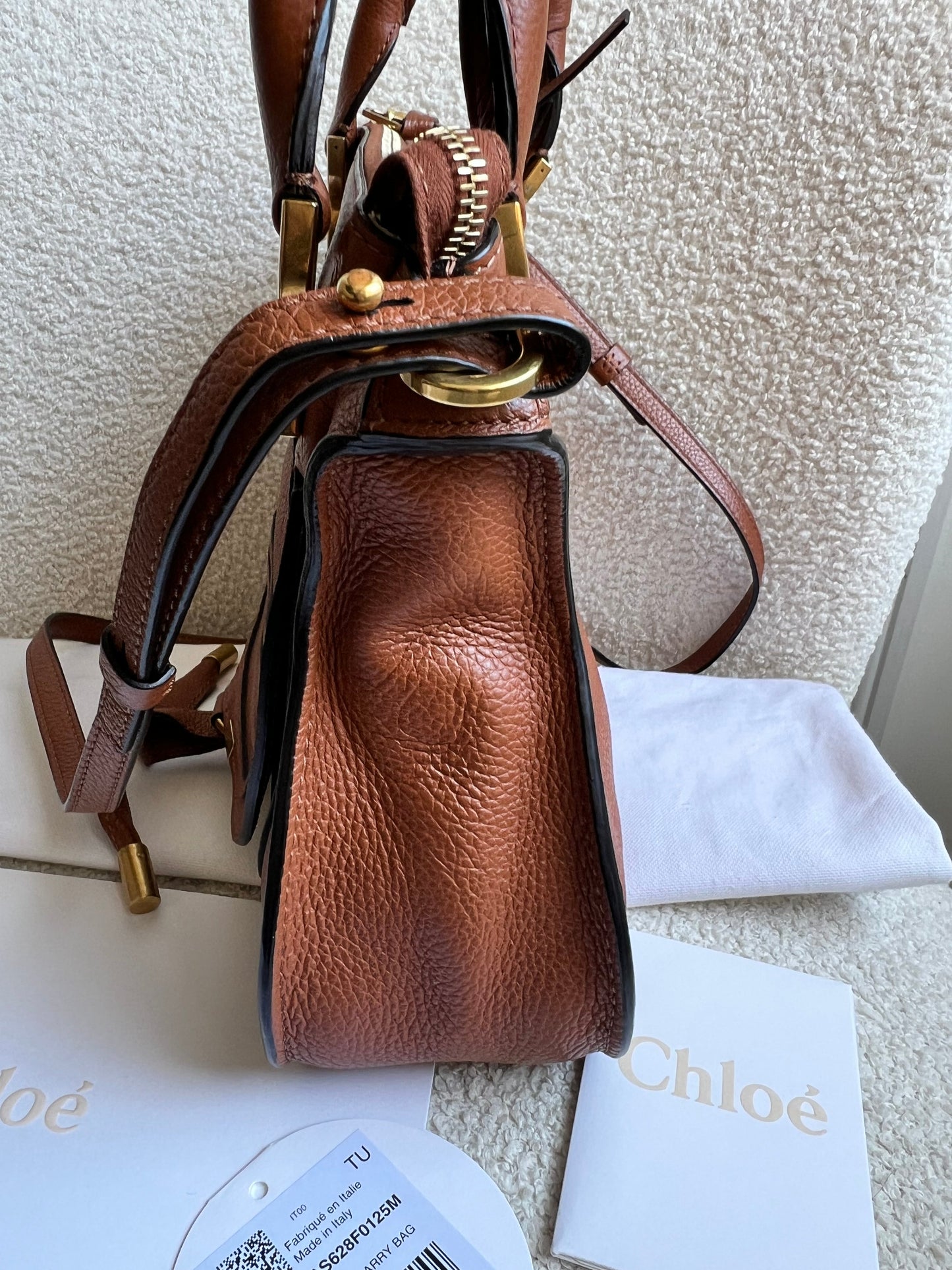Chloe Tan Small Marcie Double Carry Bag (RRP £1690)