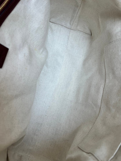 Gucci Burgundy Ophidia GG Supreme Medium Tote