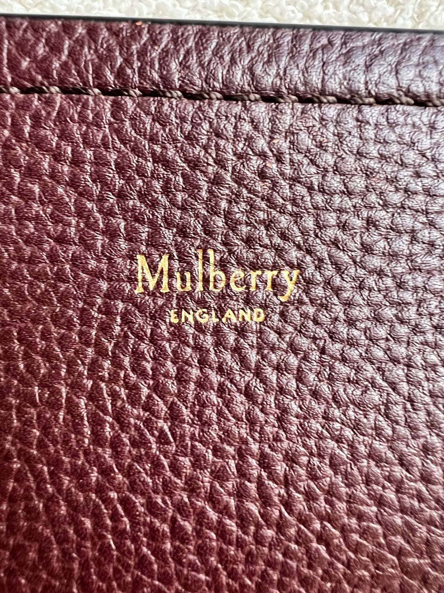 Mulberry Oxblood Amberley Satchel (RRP £1,195)