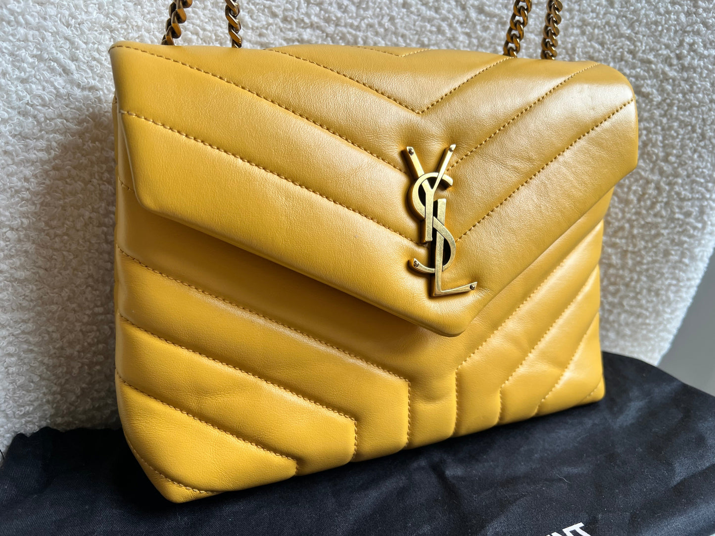 Yves Saint Laurent (YSL) Yellow Small Lou Lou (RRP £1,900)