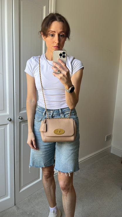 Mulberry Rosewater Regular Lily with Gold Hardware (RRP £995)