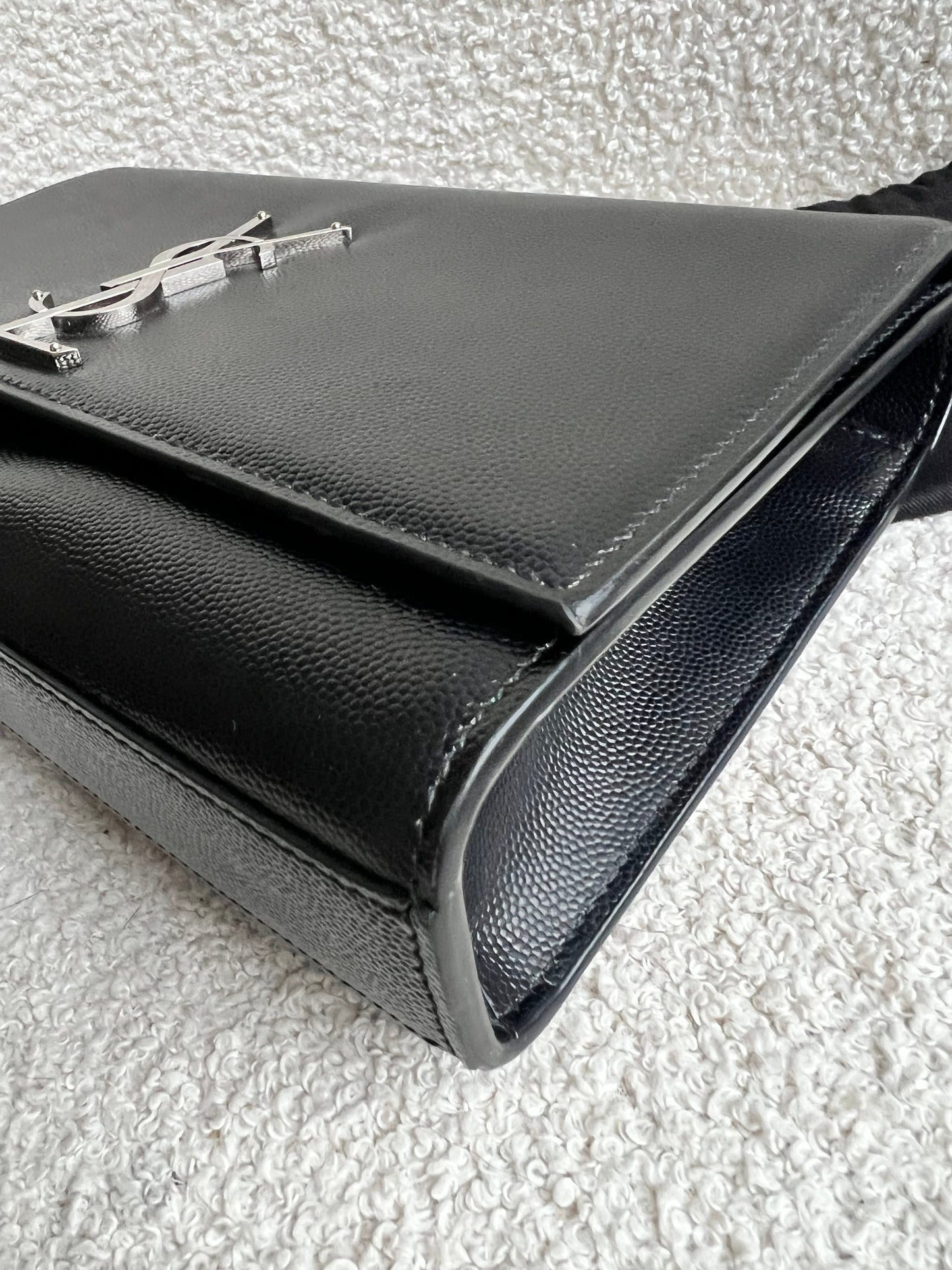 Yves Saint Laurent (YSL) Black Medium Kate with Silver Hardware (RRP £1730)