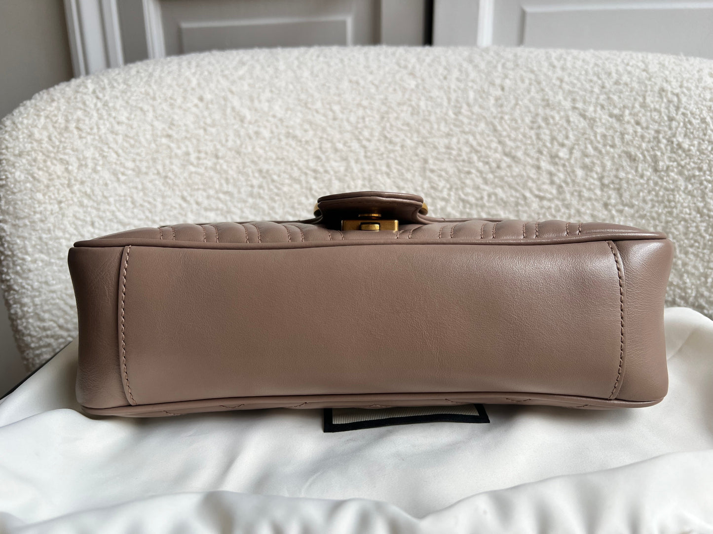 Gucci GG Dusty Pink Marmont Small Shoulder Bag (RRP £2070)