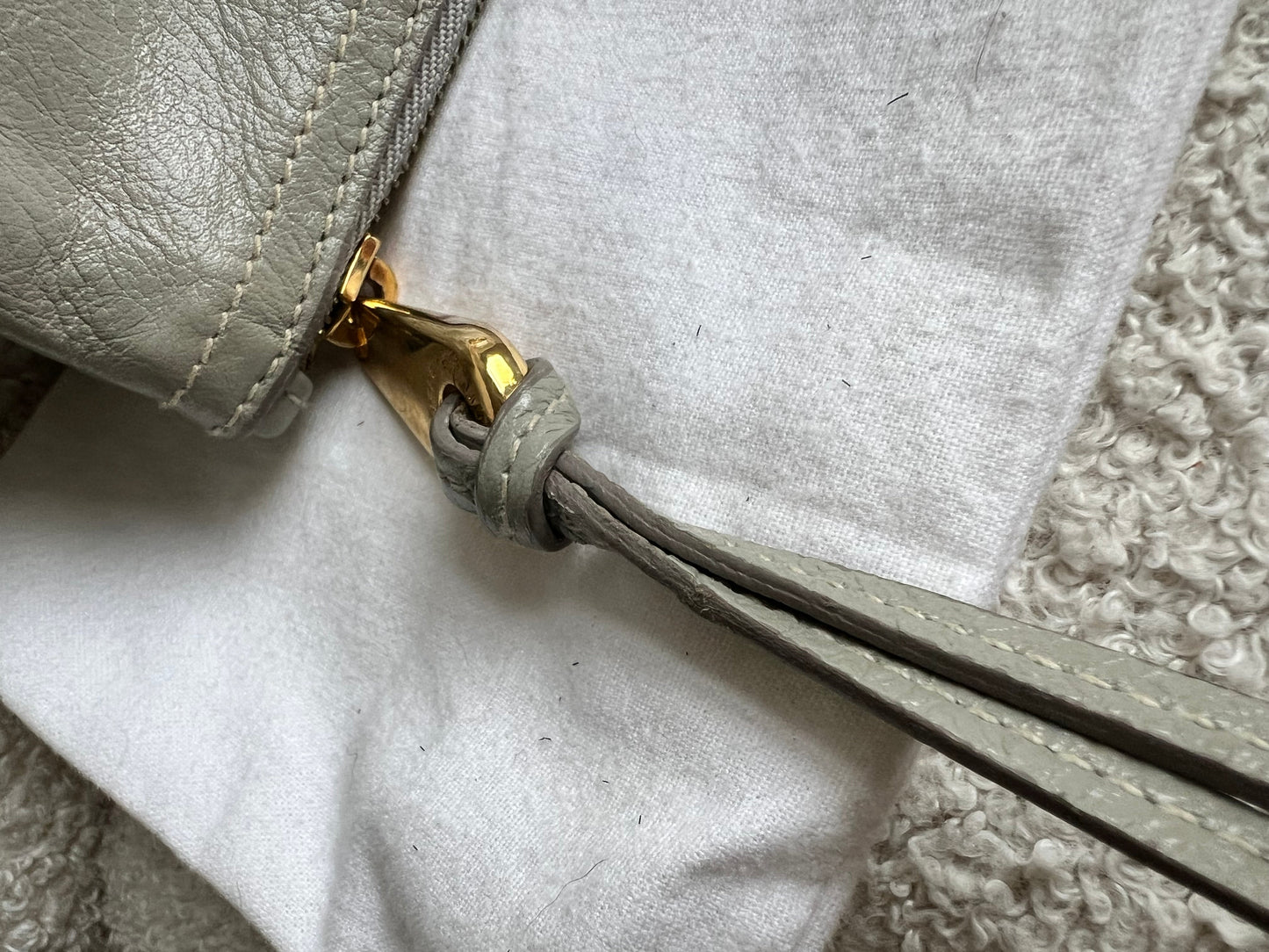 Mulberry Drizzle Grey Daria Clutch (RRP £550)