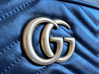 Gucci GG Black Marmont Small Shoulder Bag (RRP £1440)