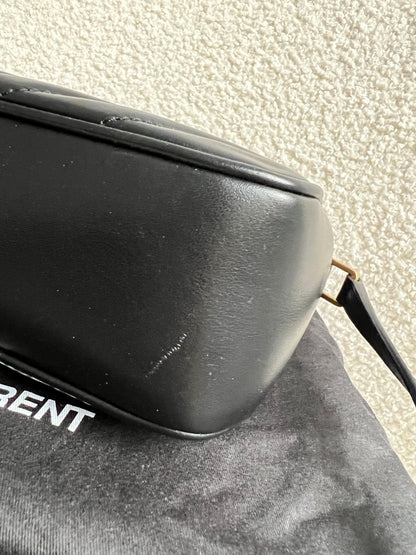 Yves Saint Laurent (YSL) Black Lou Camera Bag (RRP £1,350)