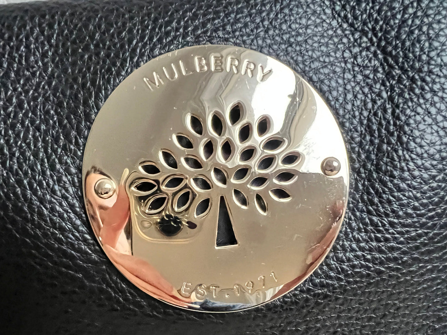 Mulberry Black Daria Clutch (RRP £550)
