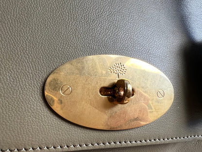 Mulberry Linen Regular Lily with Gold Hardware (RRP £995)