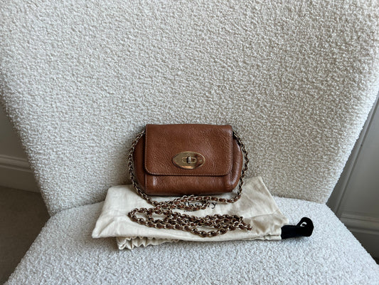 Mulberry Oak Mini Lily with Gold Hardware