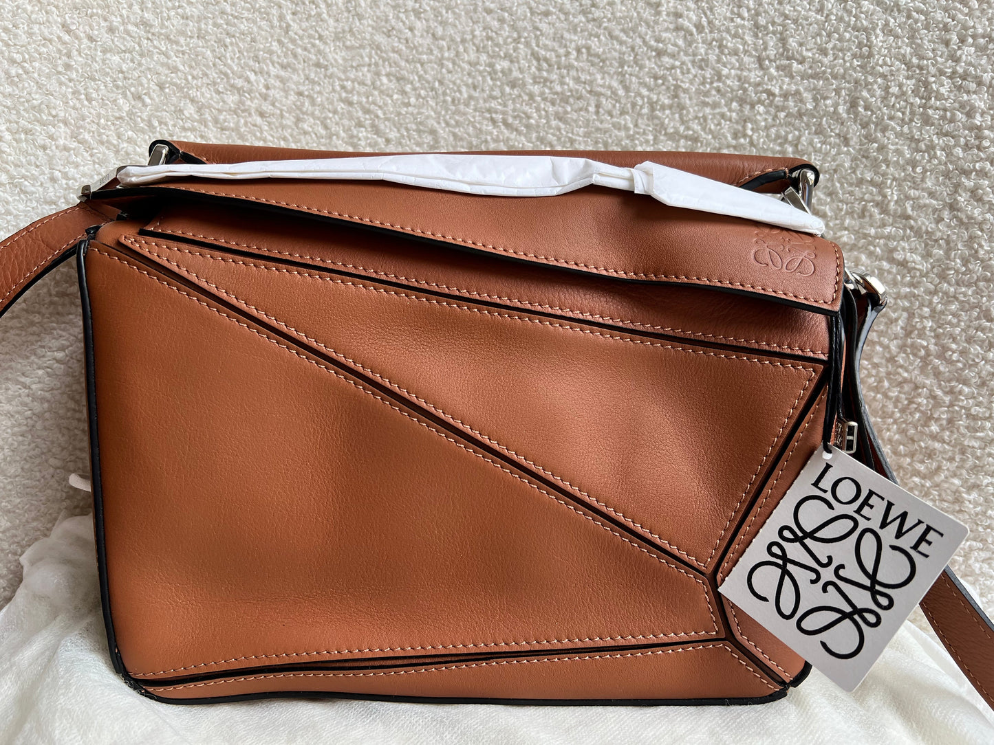 Loewe Tan Small Puzzle Bag (RRP £2550)