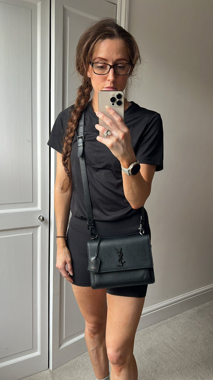 Yves Saint Laurent (YSL) Black on Black Medium Sunset
