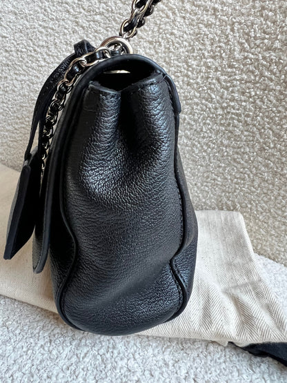 Mulberry Black Regular Lily with Silver Hardware (RRP £995)
