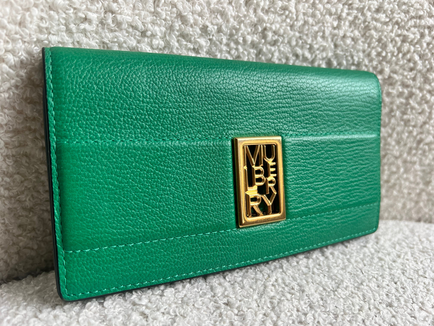 Mulberry Green Sadie Continental Wallet