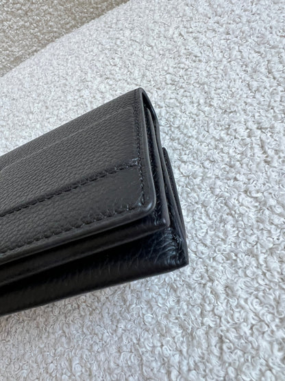 Mulberry Black Sadie Continental Wallet
