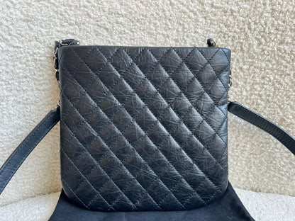 Chanel Black Quilted Messenger Bag