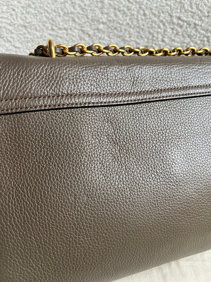 Mulberry Clay Medium Lily with Gold Hardware (RRP £1095)