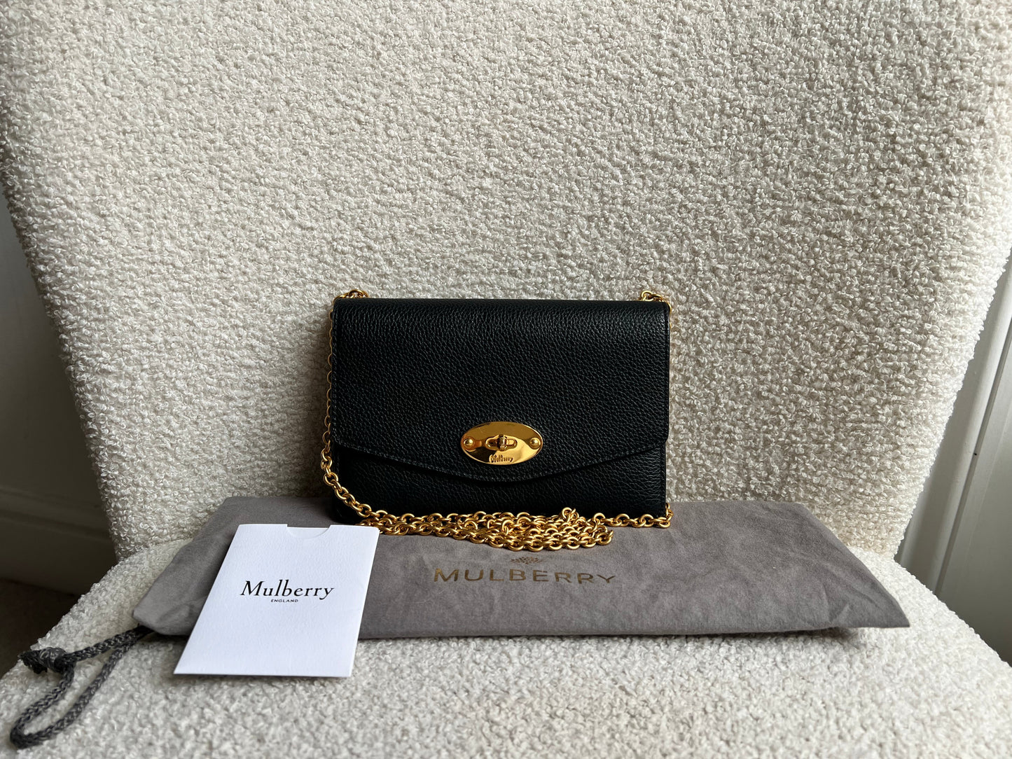 Mulberry Black Small Darley Cross Body Bag (RRP £650)