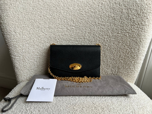 Mulberry Black Small Darley Cross Body Bag (RRP £650)