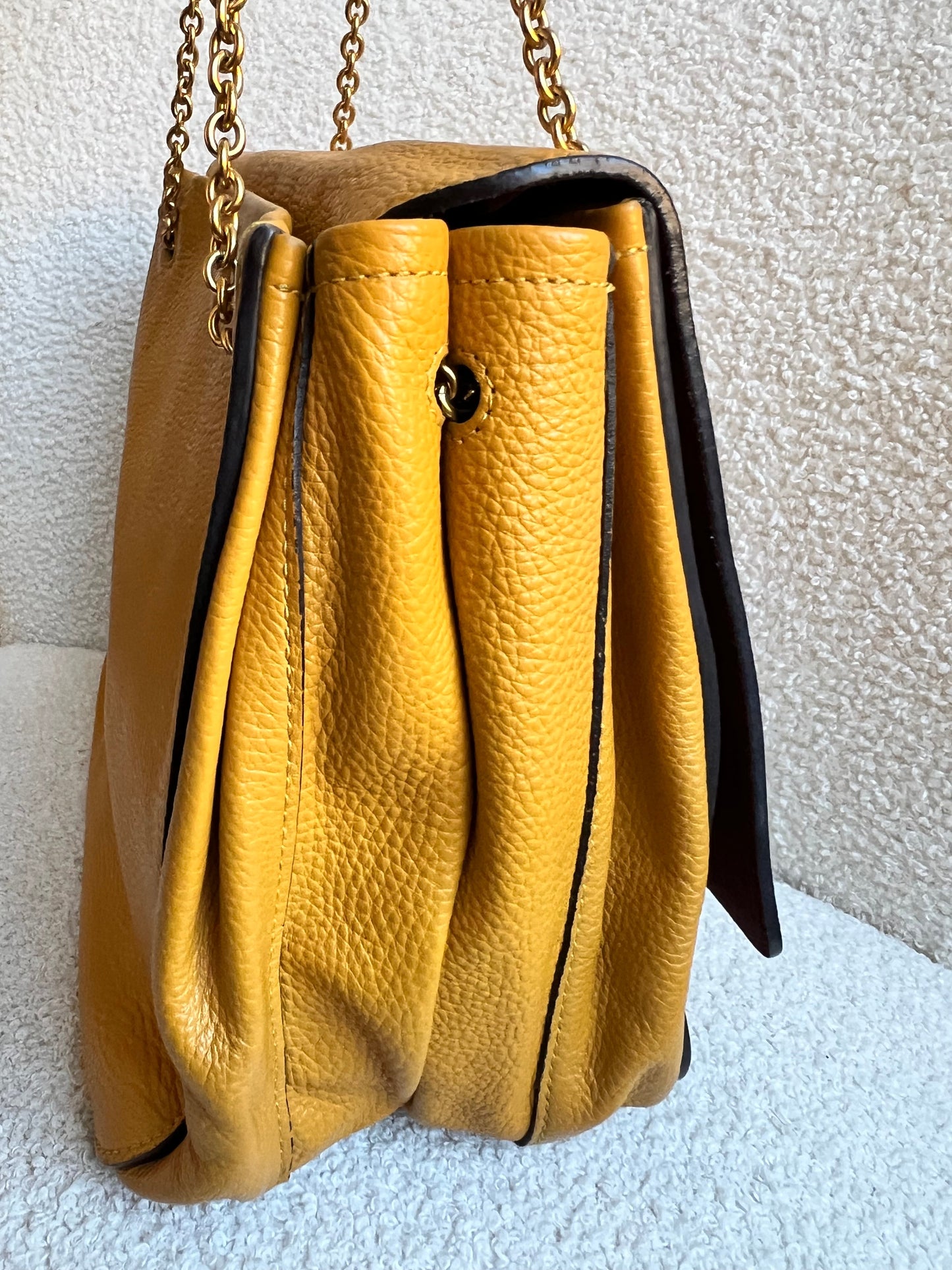 Mulberry Deep Amber Marloes Satchel (RRP £1095)