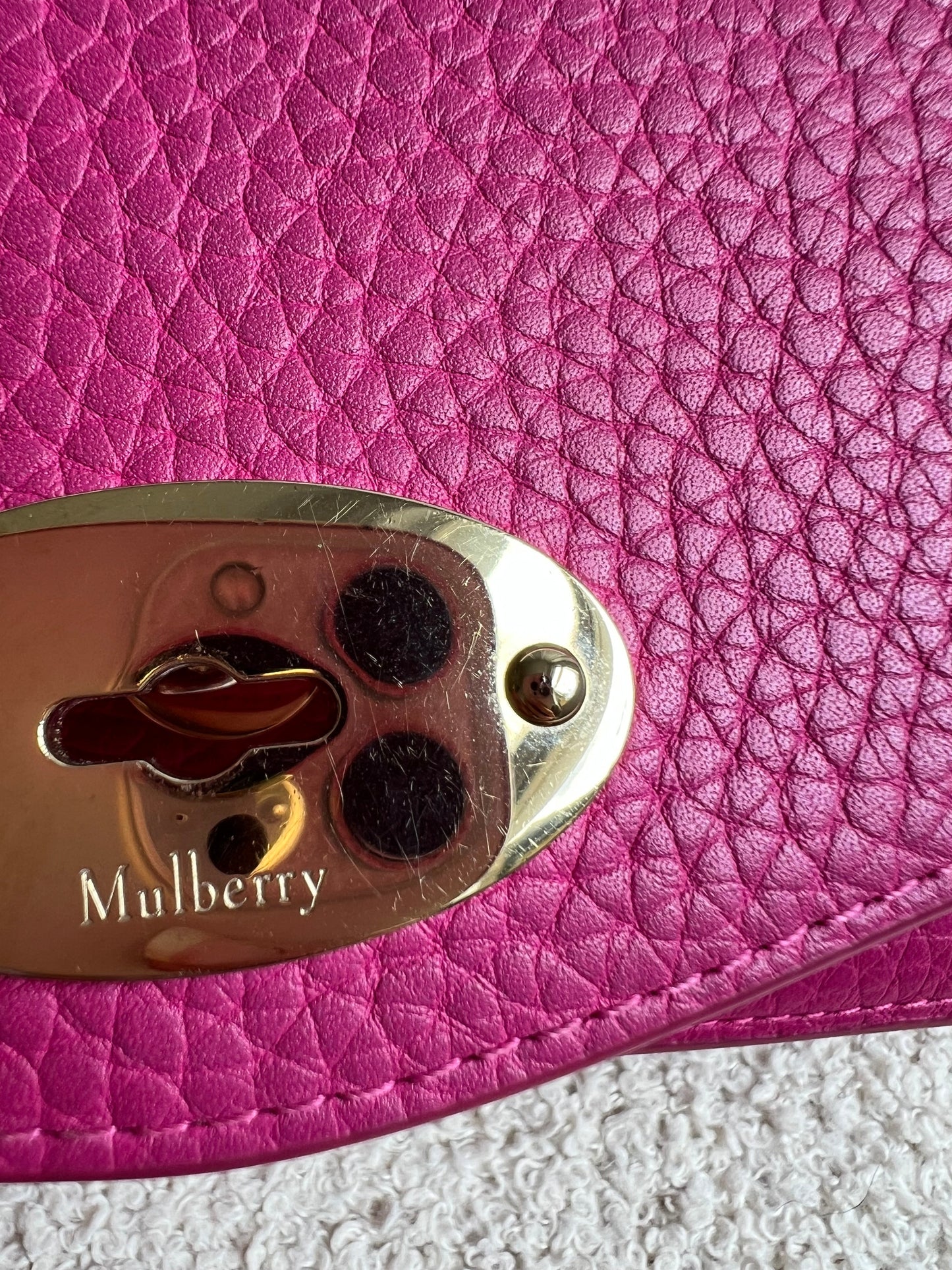 Mulberry Pink Small Darley Shoulder Bag (RRP £695)