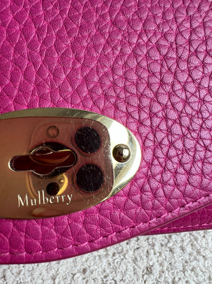 Mulberry Pink Small Darley Shoulder Bag (RRP £695)