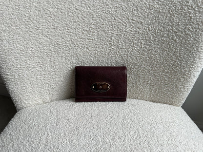 Mulberry Oxblood French Purse (RRP £295)