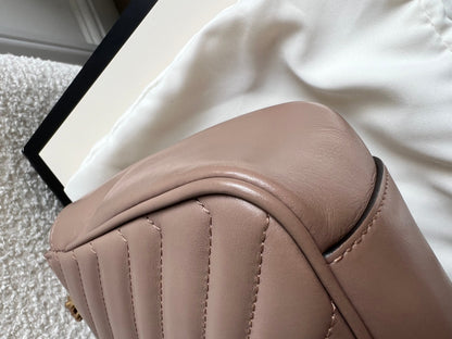 Gucci GG Dusty Pink Marmont Small Shoulder Bag (RRP £2070)