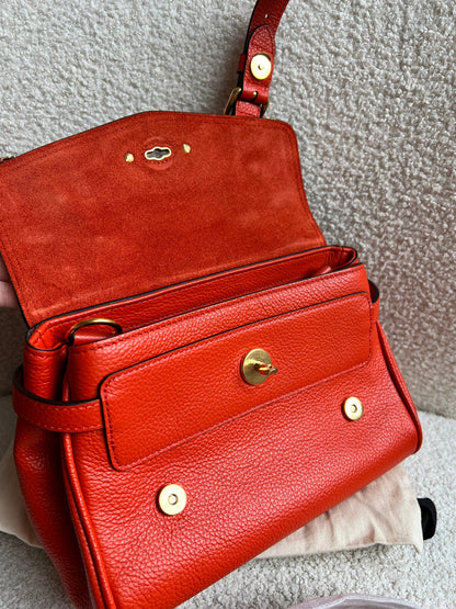 Mulberry Orange Mini Alexa (RRP £995)
