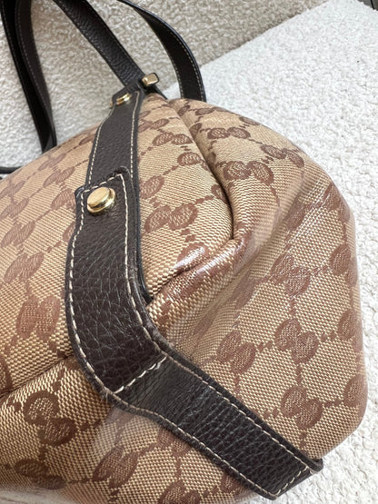 Gucci GG Coated Canvas Abbey Hobo