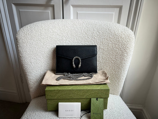 Gucci Dionysus Black Mini Chain Bag (RRP £1420)