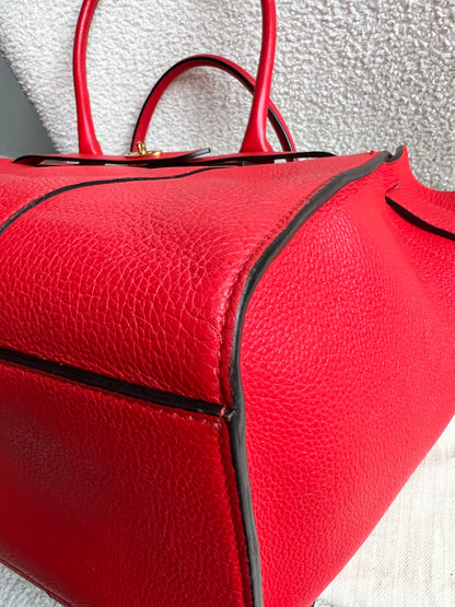 Mulberry Fiery Red Zipped Bayswater (RRP £1,350)