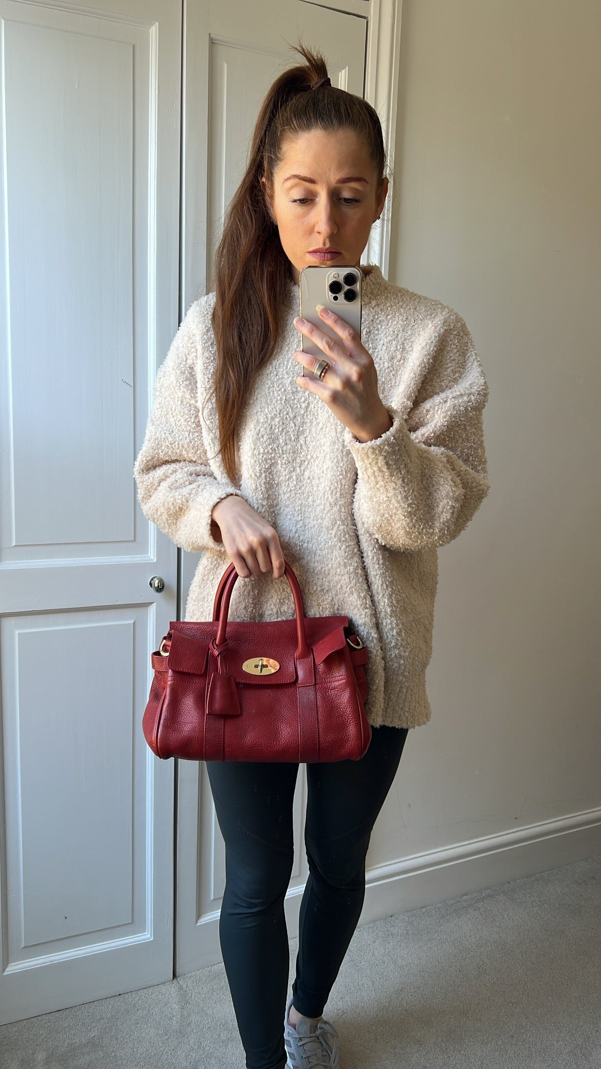 Mulberry Poppy Red Bayswater Satchel (RRP £995)